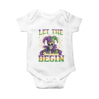 Mardi Gras Baby Onesie Let The Shenanigans Begin Skeleton Jester Costume