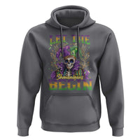 Mardi Gras Hoodie Let The Shenanigans Begin Skeleton Jester Costume