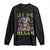 Mardi Gras Long Sleeve Shirt Let The Shenanigans Begin Skeleton Jester Costume