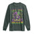 Mardi Gras Long Sleeve Shirt Let The Shenanigans Begin Skeleton Jester Costume