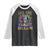 Mardi Gras Raglan Shirt Let The Shenanigans Begin Skeleton Jester Costume