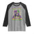 Mardi Gras Raglan Shirt Let The Shenanigans Begin Skeleton Jester Costume