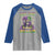 Mardi Gras Raglan Shirt Let The Shenanigans Begin Skeleton Jester Costume