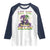 Mardi Gras Raglan Shirt Let The Shenanigans Begin Skeleton Jester Costume