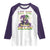 Mardi Gras Raglan Shirt Let The Shenanigans Begin Skeleton Jester Costume