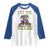 Mardi Gras Raglan Shirt Let The Shenanigans Begin Skeleton Jester Costume
