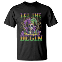 Mardi Gras T Shirt Let The Shenanigans Begin Skeleton Jester Costume