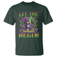 Mardi Gras T Shirt Let The Shenanigans Begin Skeleton Jester Costume