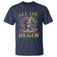 Mardi Gras T Shirt Let The Shenanigans Begin Skeleton Jester Costume