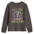 Mardi Gras Youth Sweatshirt Let The Shenanigans Begin Skeleton Jester Costume