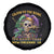 Louisiana Mardi Gras Spare Tire Cover Cajun To The Bone Skeleton Jester Costume