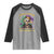 Louisiana Mardi Gras Raglan Shirt Cajun To The Bone Skeleton Jester Costume
