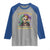 Louisiana Mardi Gras Raglan Shirt Cajun To The Bone Skeleton Jester Costume