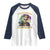 Louisiana Mardi Gras Raglan Shirt Cajun To The Bone Skeleton Jester Costume