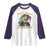 Louisiana Mardi Gras Raglan Shirt Cajun To The Bone Skeleton Jester Costume