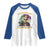 Louisiana Mardi Gras Raglan Shirt Cajun To The Bone Skeleton Jester Costume