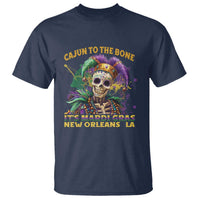 Louisiana Mardi Gras T Shirt Cajun To The Bone Skeleton Jester Costume