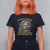Louisiana Mardi Gras T Shirt For Women Cajun To The Bone Skeleton Jester Costume