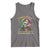 Louisiana Mardi Gras Tank Top Cajun To The Bone Skeleton Jester Costume