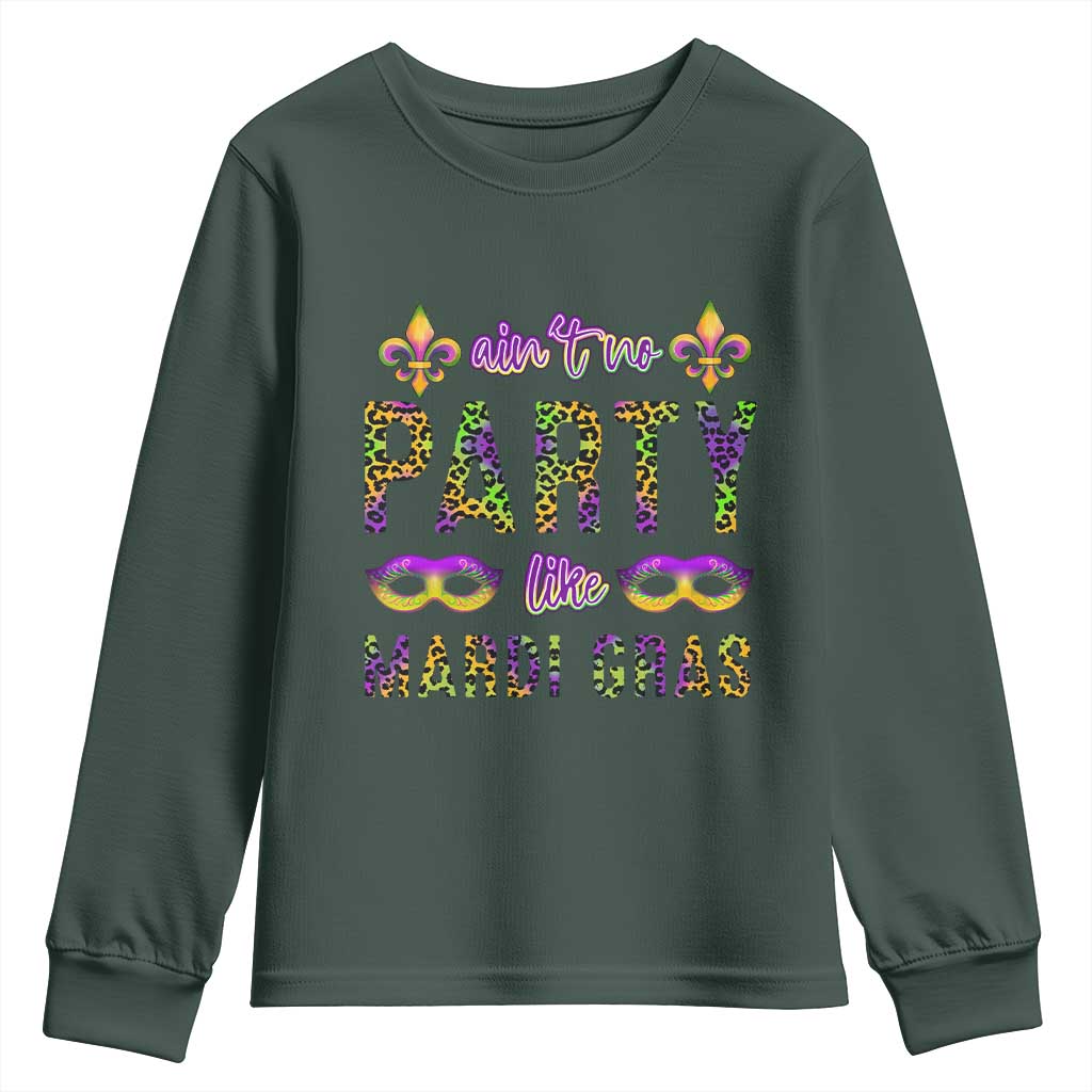 Ain't No Party Like Mardi Gras Youth Sweatshirt