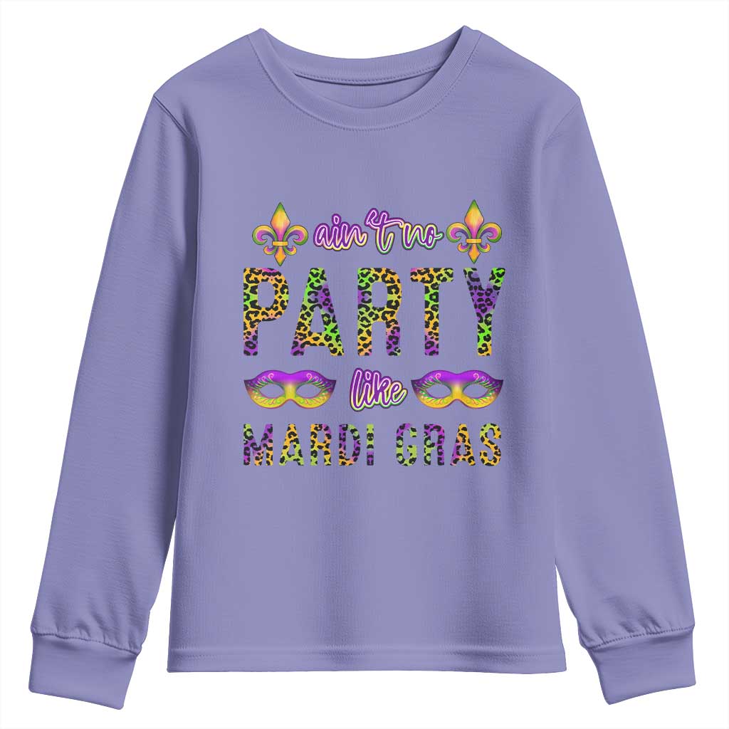 Ain't No Party Like Mardi Gras Youth Sweatshirt