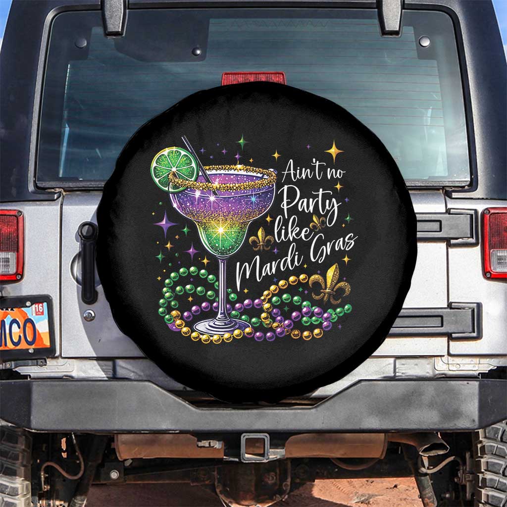Ain't No Party Like Mardi Gras Spare Tire Cover Fat Tuesday Louisiana Drinking Team