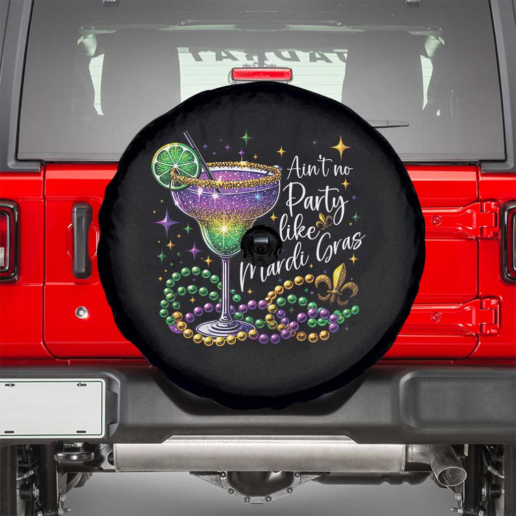 Ain't No Party Like Mardi Gras Spare Tire Cover Fat Tuesday Louisiana Drinking Team