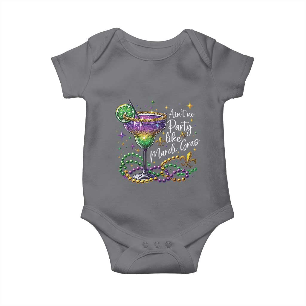 Ain't No Party Like Mardi Gras Baby Onesie Fat Tuesday Louisiana Drinking Team