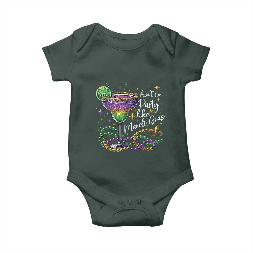 Ain't No Party Like Mardi Gras Baby Onesie Fat Tuesday Louisiana Drinking Team