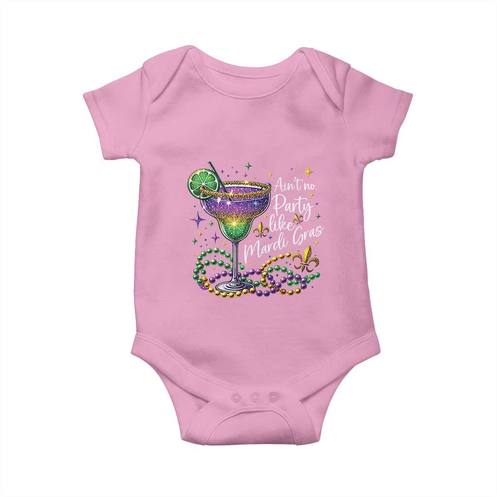 Ain't No Party Like Mardi Gras Baby Onesie Fat Tuesday Louisiana Drinking Team