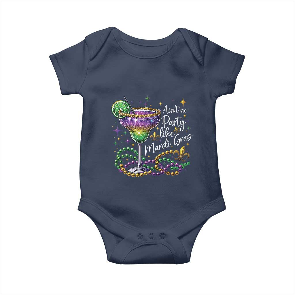 Ain't No Party Like Mardi Gras Baby Onesie Fat Tuesday Louisiana Drinking Team
