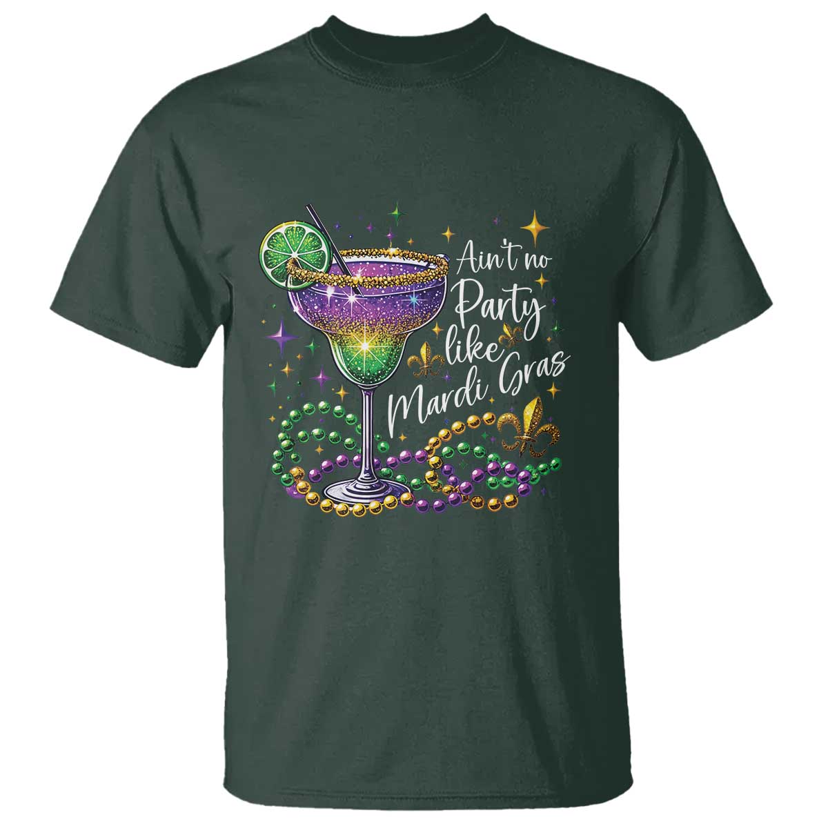 Ain't No Party Like Mardi Gras T Shirt Fat Tuesday Louisiana Drinking Team