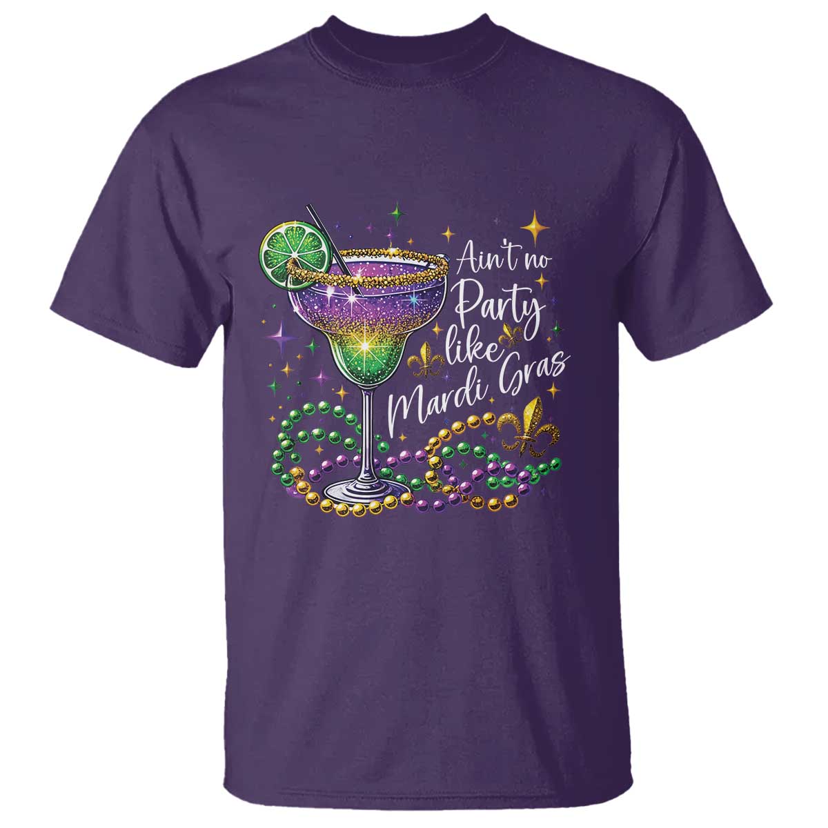 Ain't No Party Like Mardi Gras T Shirt Fat Tuesday Louisiana Drinking Team