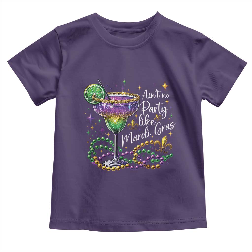 Ain't No Party Like Mardi Gras Toddler T Shirt Fat Tuesday Louisiana Drinking Team