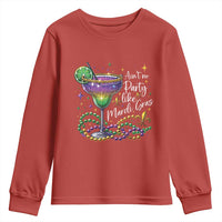 Ain't No Party Like Mardi Gras Youth Sweatshirt Fat Tuesday Louisiana Drinking Team