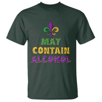 Funny Mardi Gras Party T Shirt May Contain Alcohol Drinking Team