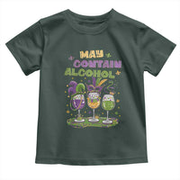 Funny Mardi Gras Drinking Team Toddler T Shirt May Contain Alcohol Fat Tuesday Party