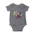 Coquette Bow Mardi Gras Baby Onesie New Orleans Carnival Beads Mask Crawfish