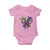 Coquette Bow Mardi Gras Baby Onesie New Orleans Carnival Beads Mask Crawfish