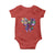 Coquette Bow Mardi Gras Baby Onesie New Orleans Carnival Beads Mask Crawfish