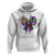 Coquette Bow Mardi Gras Hoodie New Orleans Carnival Beads Mask Crawfish