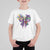 Coquette Bow Mardi Gras T Shirt For Kid New Orleans Carnival Beads Mask Crawfish