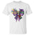 Coquette Bow Mardi Gras T Shirt New Orleans Carnival Beads Mask Crawfish