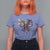 Coquette Bow Mardi Gras T Shirt For Women New Orleans Carnival Beads Mask Crawfish