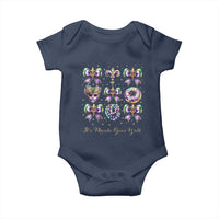 Coquette Bow Mardi Gras Baby Onesie It's Mardi Gras Y'all Fleur De Lis Mask