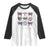 Coquette Bow Mardi Gras Raglan Shirt It's Mardi Gras Y'all Fleur De Lis Mask