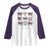 Coquette Bow Mardi Gras Raglan Shirt It's Mardi Gras Y'all Fleur De Lis Mask