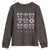 Coquette Bow Mardi Gras Youth Sweatshirt It's Mardi Gras Y'all Fleur De Lis Mask