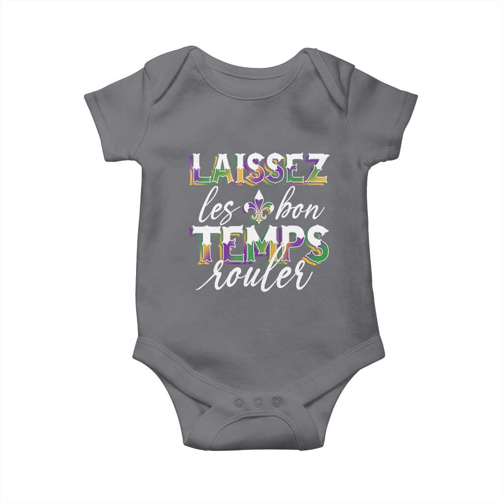 Mardi Gras Baby Onesie Laissez Les Bon Temps Rouler