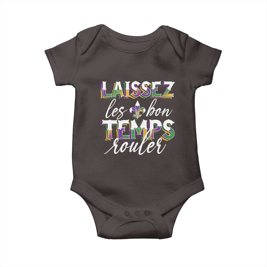 Mardi Gras Baby Onesie Laissez Les Bon Temps Rouler